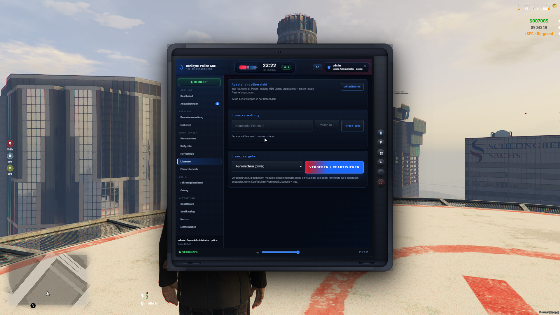 MDT — weiterer Screen